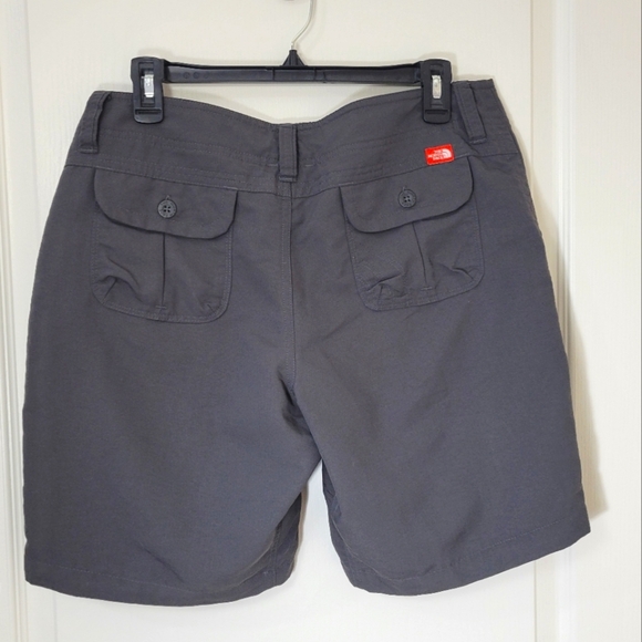 The North Face Women's Gray Outdoor Hiking Shorts Size 12 Long - Picture 2 of 13